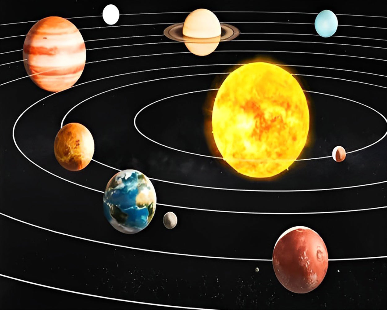 Sonnensystem Diamond Painting