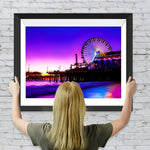 Sonnenuntergang am Santa Monica Pier Diamond Painting