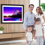 Sonnenuntergang am Santa Monica Pier Diamond Painting