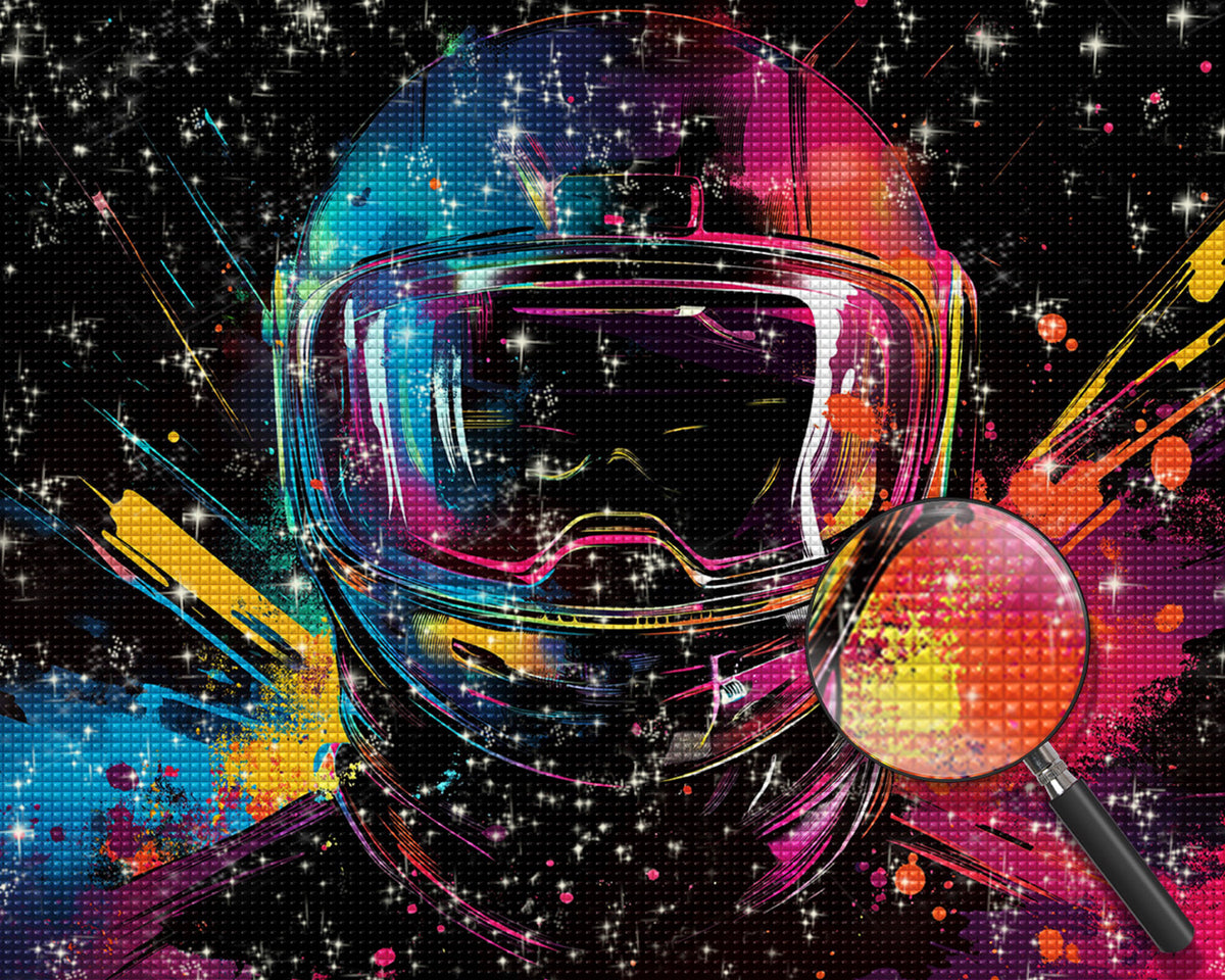 Space Marine im Dunkeln Diamond Painting