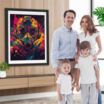 Space Marine mit Gasmaske Diamond Painting