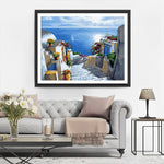 Stadt am Meer Diamond Painting