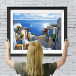 Stadt am Meer Diamond Painting