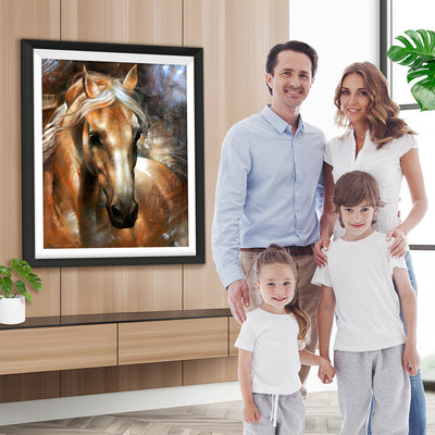 Starkes Pferd Diamond Painting