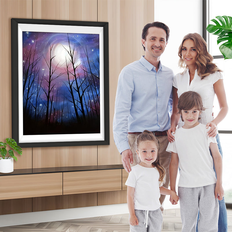 Sternenhimmel im Wald Diamond Painting