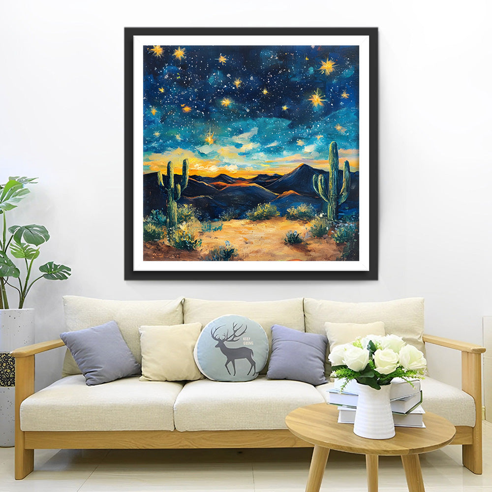 Sternenhimmel in der Wüste Diamond Painting