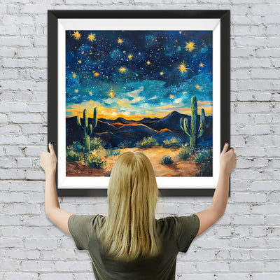 Sternenhimmel in der Wüste Diamond Painting