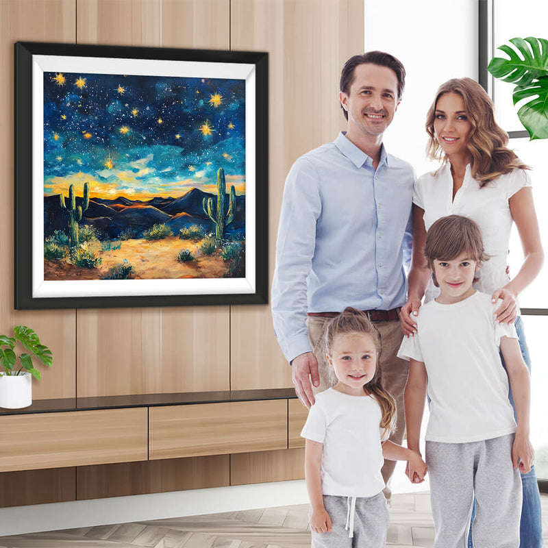 Sternenhimmel in der Wüste Diamond Painting
