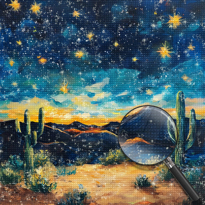 Sternenhimmel in der Wüste Diamond Painting