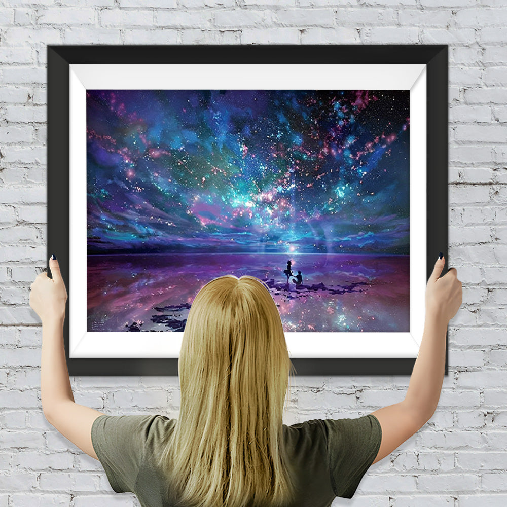 Sternenhimmel Liebespaar Diamond Painting