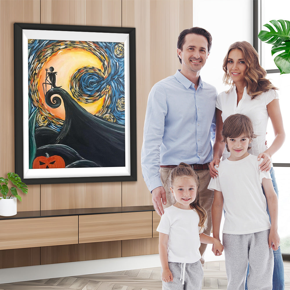 Sternennacht an Halloween Diamond Painting