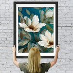 Stille weiße Magnolie Diamond Painting