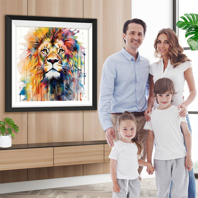 Stolzer Löwe Diamond Painting