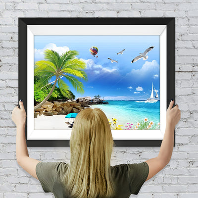 Strand Landschaft Diamond Painting