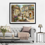 Straßenbrunnen Diamond Painting