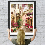 Straßencafé Diamond Painting