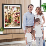 Straßencafé Diamond Painting