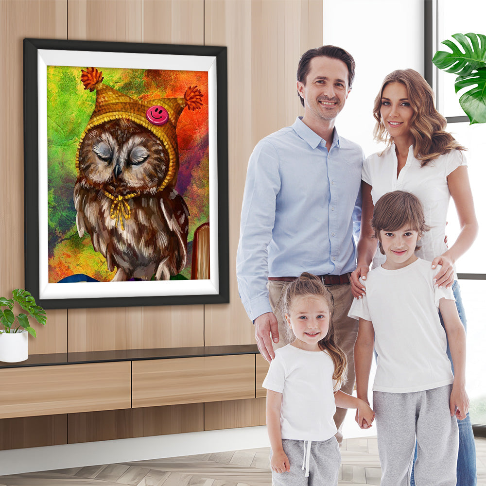 Süße Eule Diamond Painting