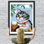 Süße Katze Diamond Painting