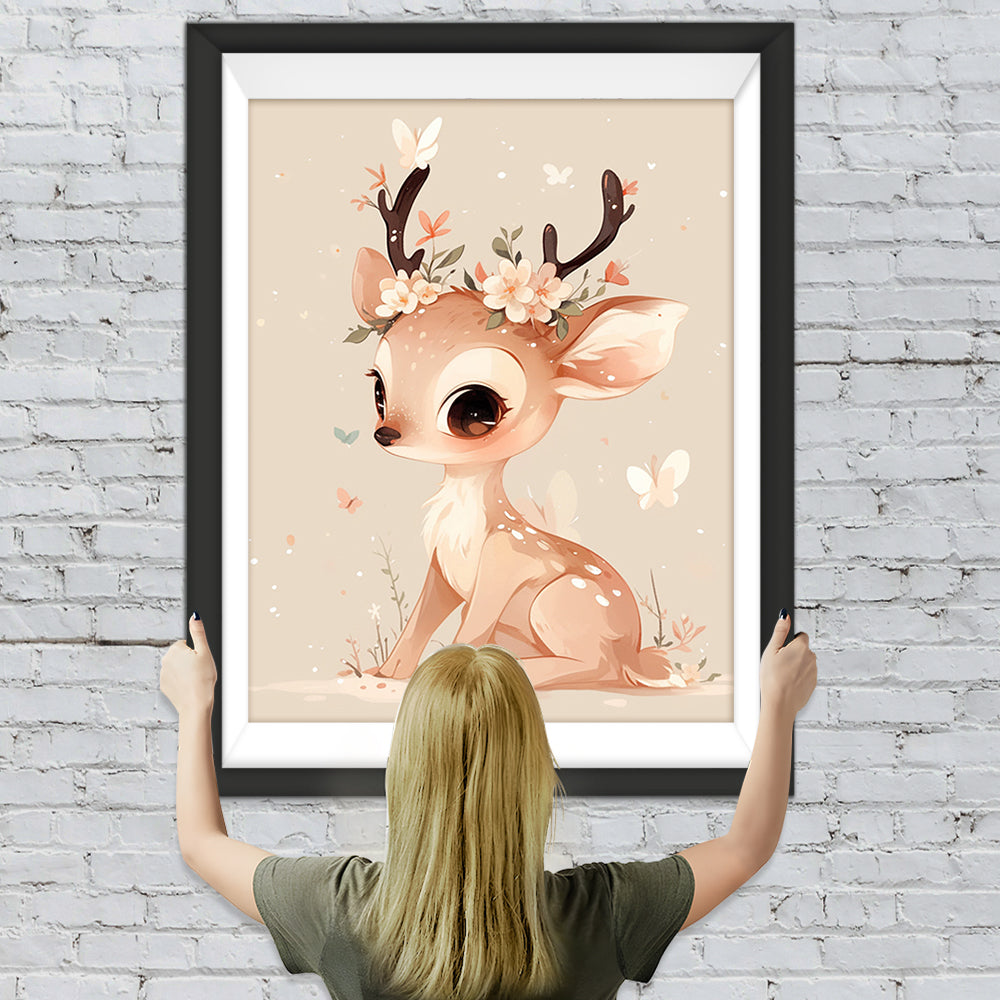 Süßer Cartoon Hirsch Diamond Painting