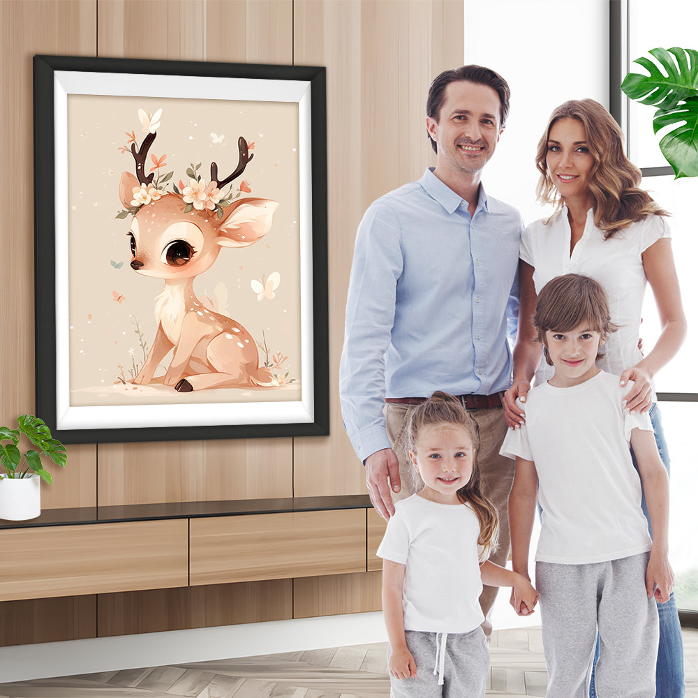 Süßer Cartoon Hirsch Diamond Painting