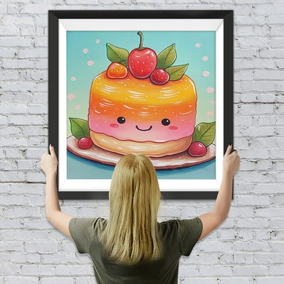 Süßer Fruchtpuddingkuchen Diamond Painting