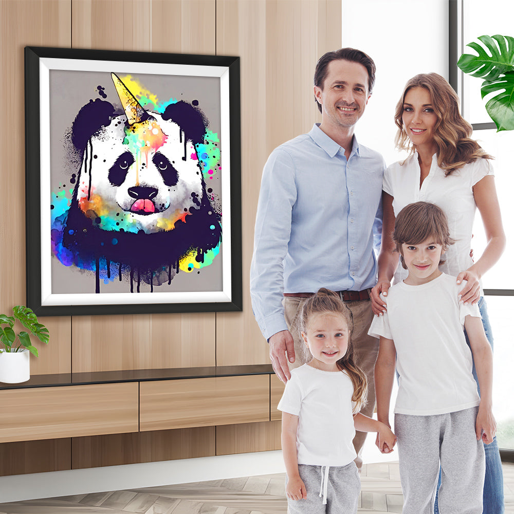 Süßer Panda und Eiscreme Diamond Painting