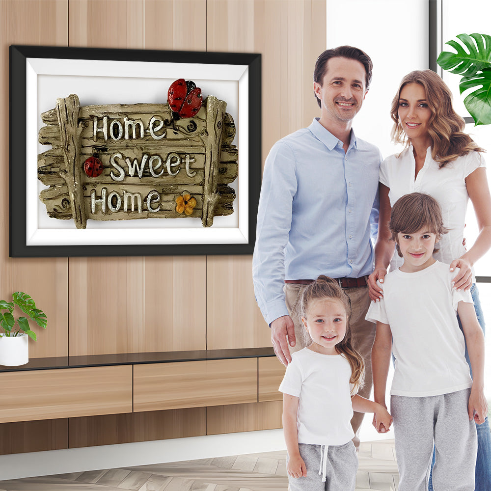 Süßes Haus und Marienkäfer Diamond Painting