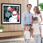 Tanzender Schneemann Diamond Painting