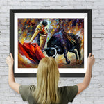 Tapferer Stierkämpfer Diamond Painting