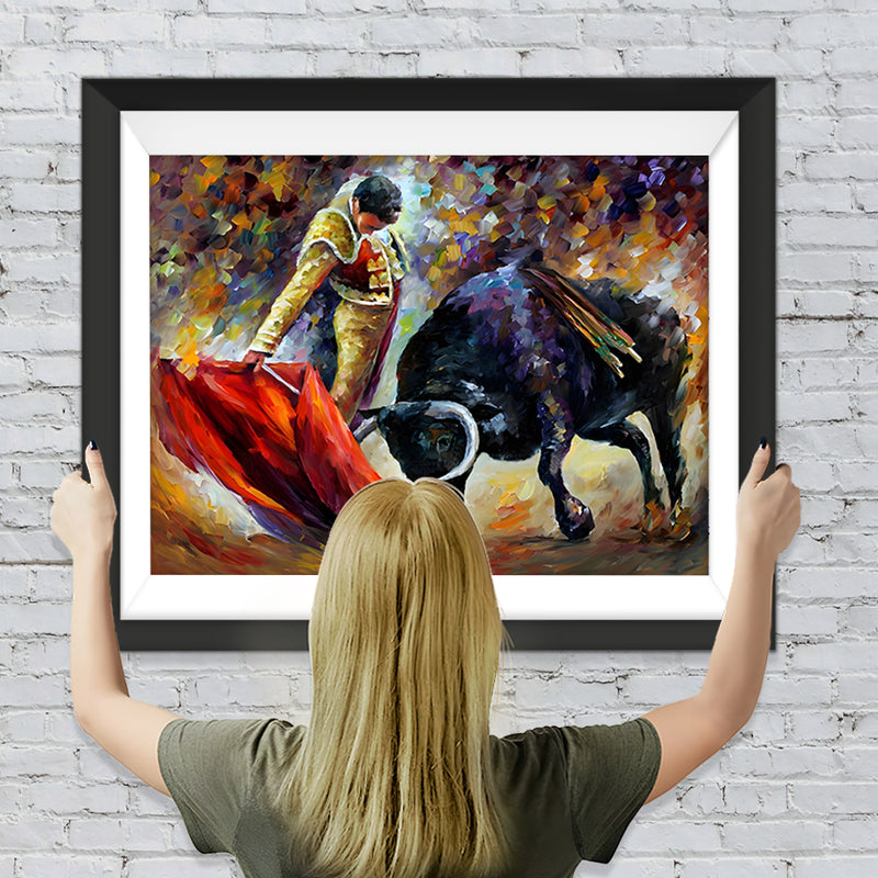 Tapferer Stierkämpfer Diamond Painting