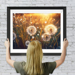 Tau auf dem Löwenzahn Diamond Painting