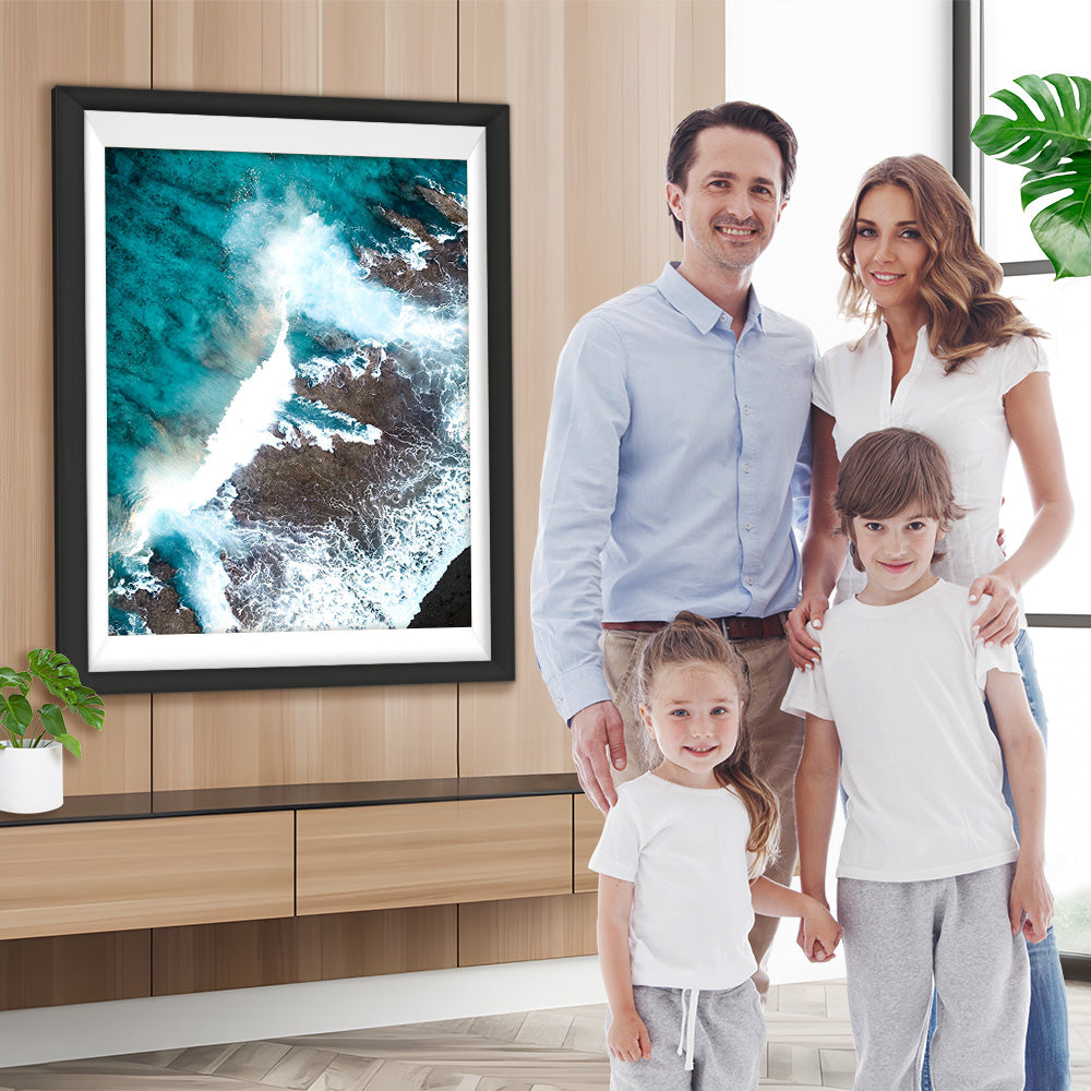 Tiefgrünes Meer Diamond Painting