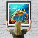 Tiefseeschildkröte Diamond Painting