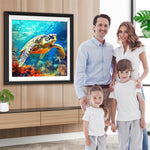 Tiefseeschildkröte Diamond Painting