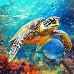 Tiefseeschildkröte Diamond Painting