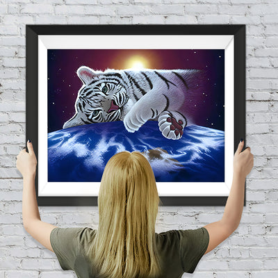 Tiger Erde Diamond Painting