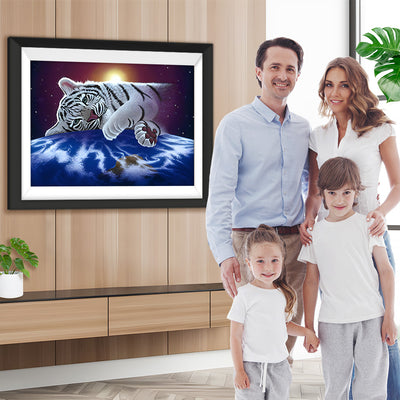 Tiger Erde Diamond Painting