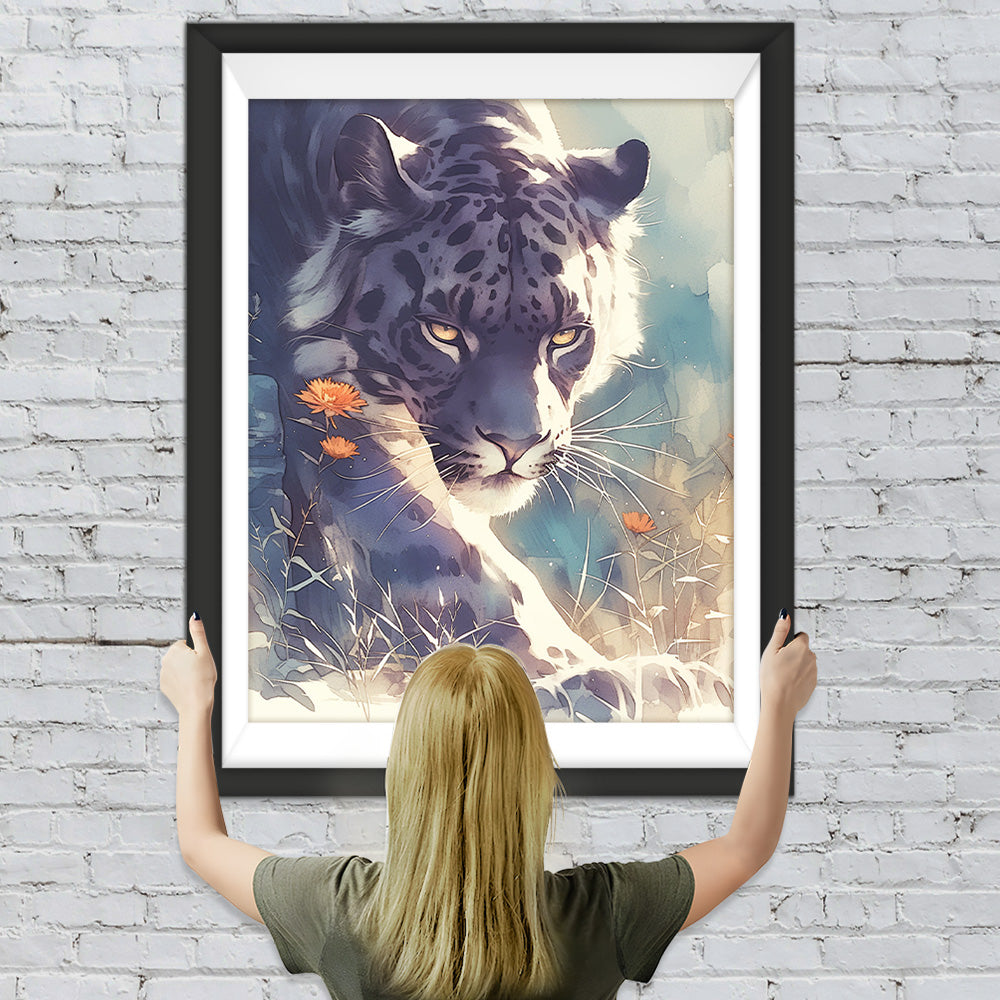 Tiger fängt und jagt Diamond Painting