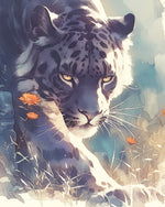 Tiger fängt und jagt Diamond Painting