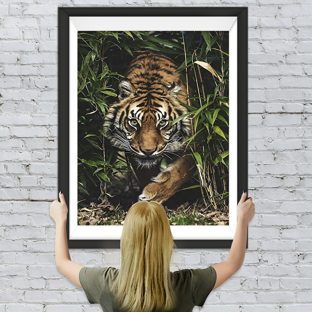 Tiger Gras Diamond Painting