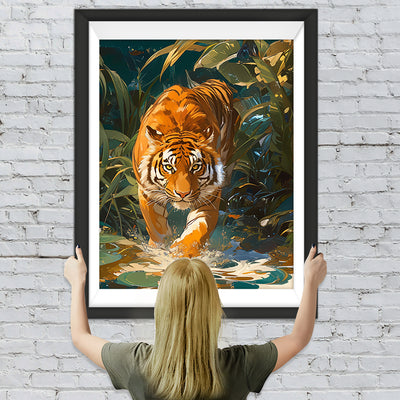 Tiger im Dschungel Diamond Painting