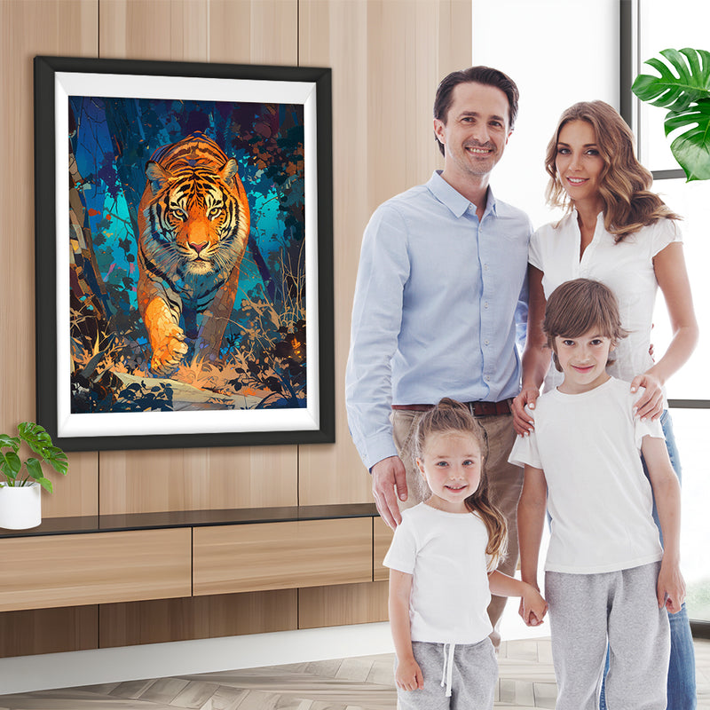 Tiger im Dschungel Diamond Painting