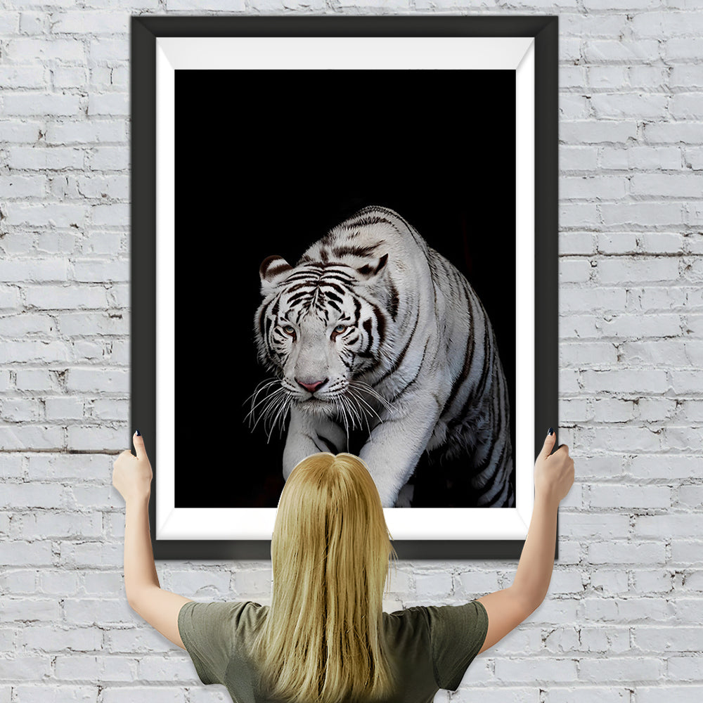 Tiger im Dunkeln Diamond Painting