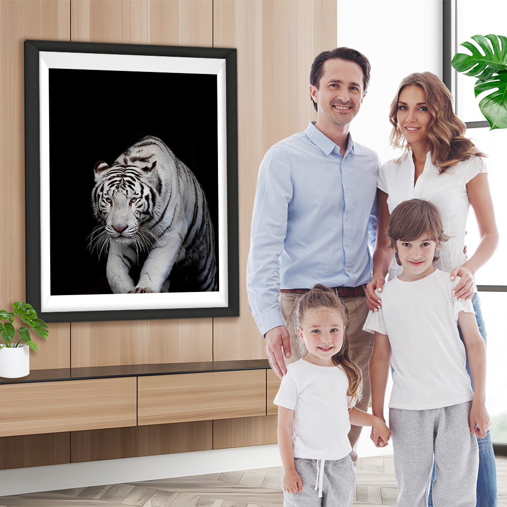 Tiger im Dunkeln Diamond Painting