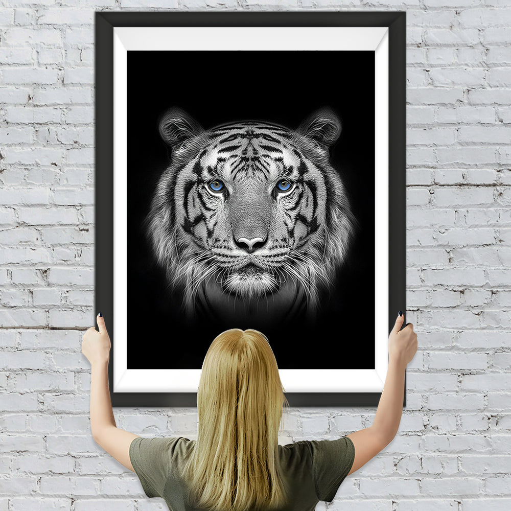 Tiger im Dunkeln Diamond Painting