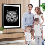 Tiger im Dunkeln Diamond Painting