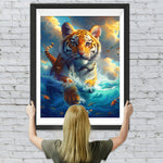 Tiger im Meer Diamond Painting
