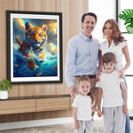 Tiger im Meer Diamond Painting