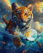 Tiger im Meer Diamond Painting
